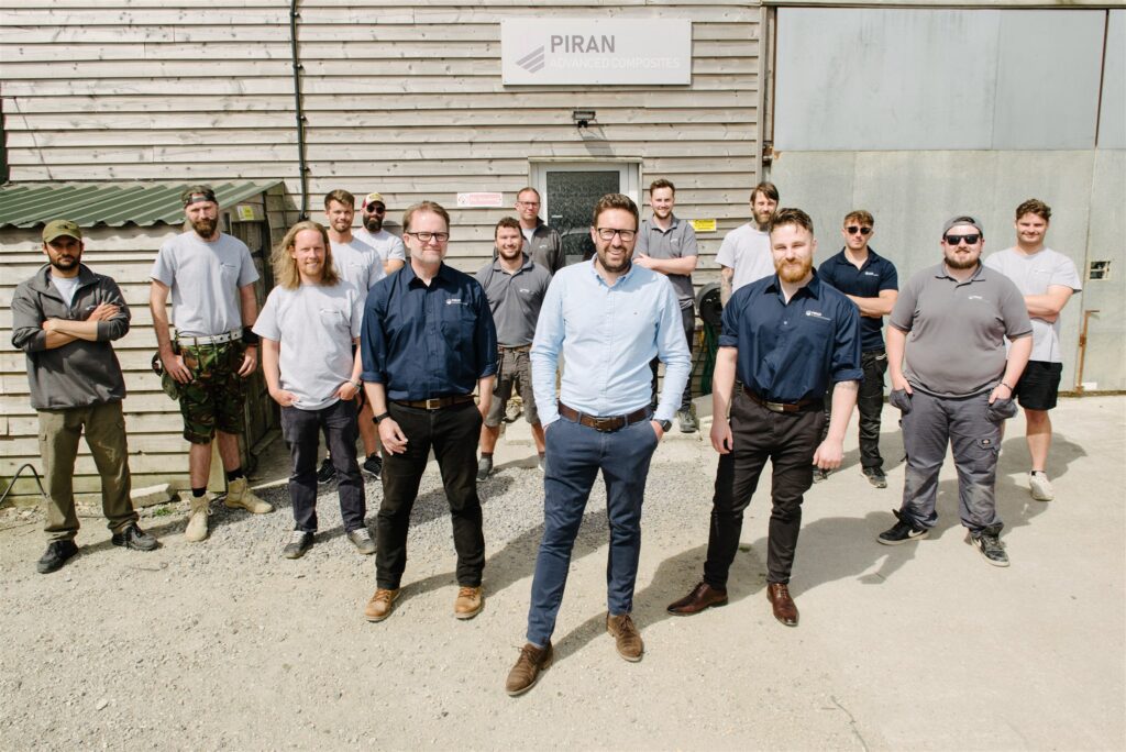 Piran Advanced Composites employees. A concept engineering company working in marine and repairs